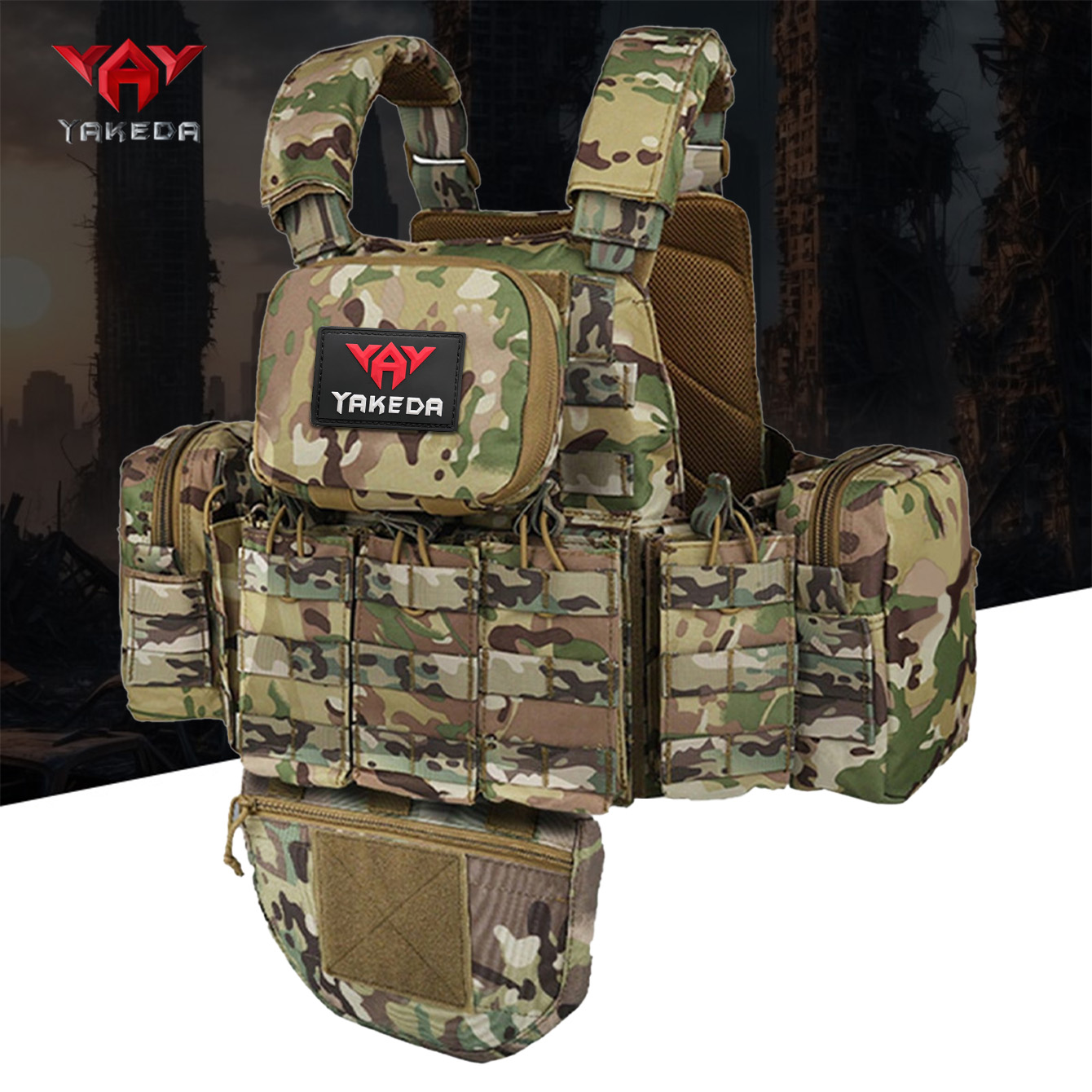 Crossfit Vest - YAKEDA Le gilet de chasse huit
