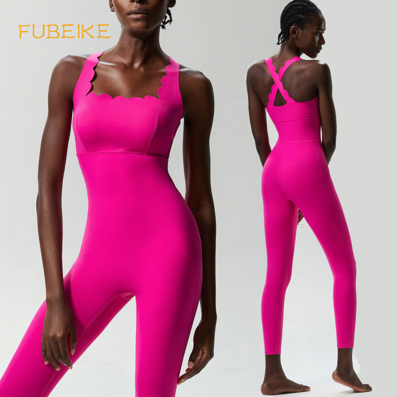 Crossfit Yoga - FUBEIKE petite vague beauté dos Yoga