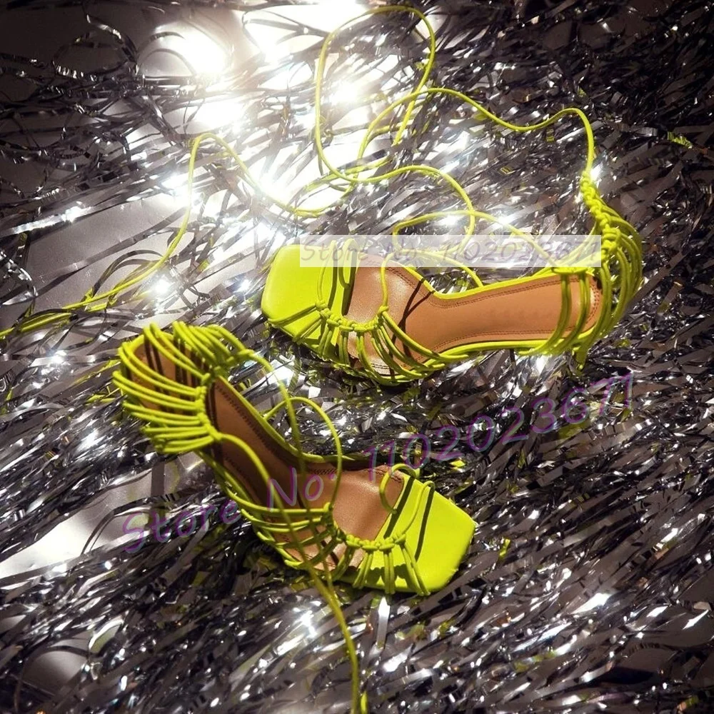 Crossfit Lady - Sandales chics à lacets pour femmes,