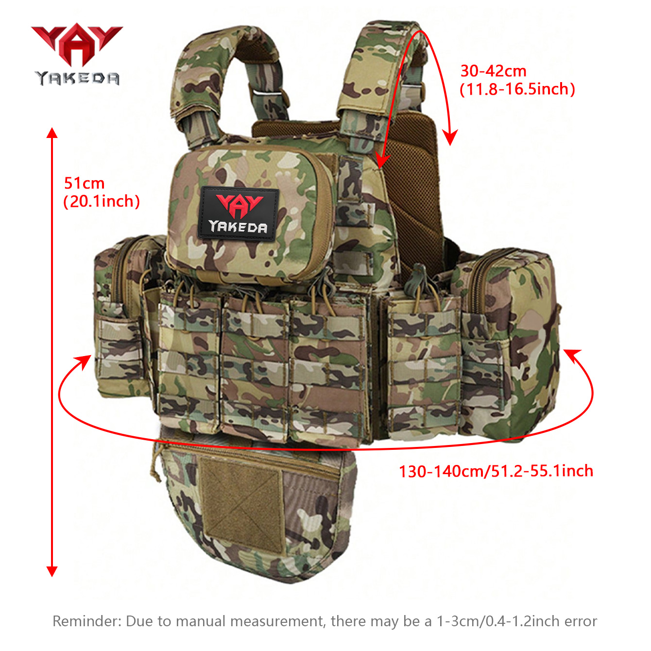 YAKEDA Le gilet de chasse huit - Crossfit Vest avis et prix