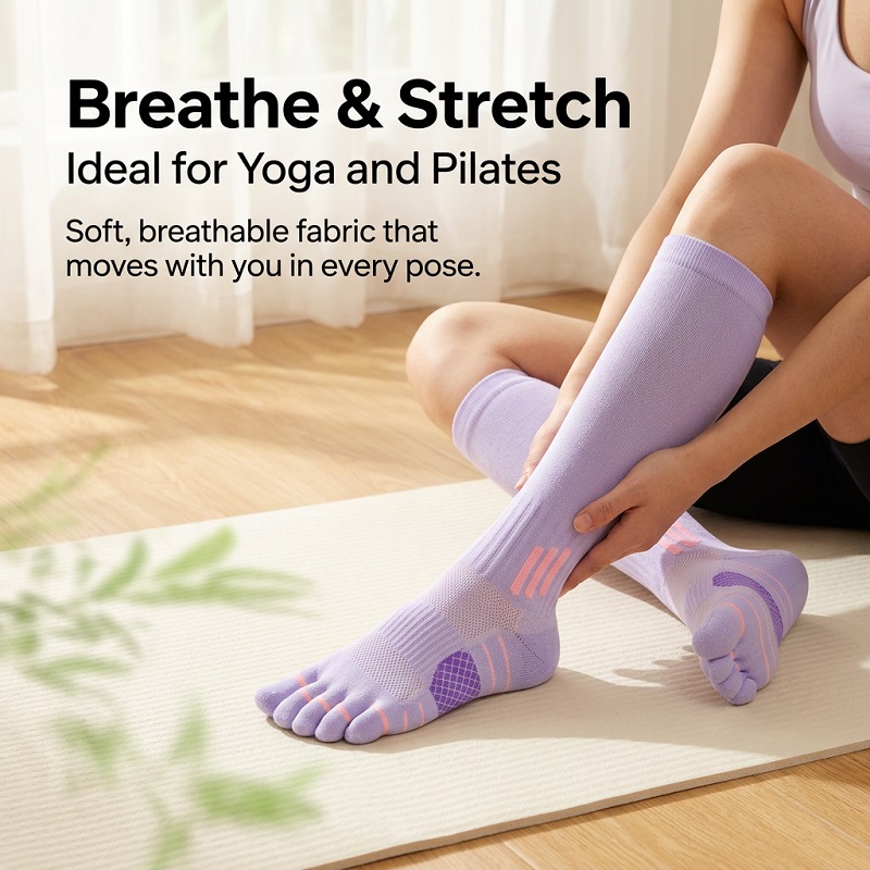 1/6 Paires de Chaussettes Long - Crossfit Yoga avis et prix