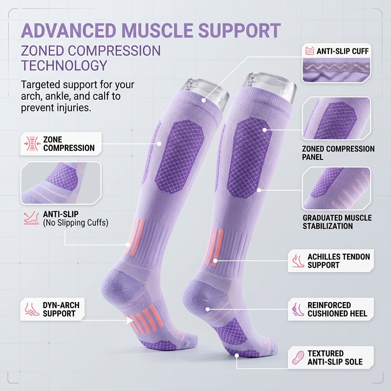 1/6 Paires de Chaussettes Long - Crossfit Yoga avis et prix
