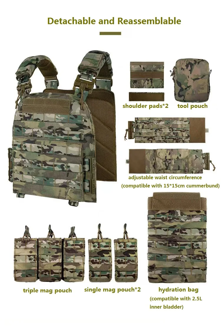 YAKEDA-Pochettes en Nylon 1000 - Crossfit Vest avis et prix